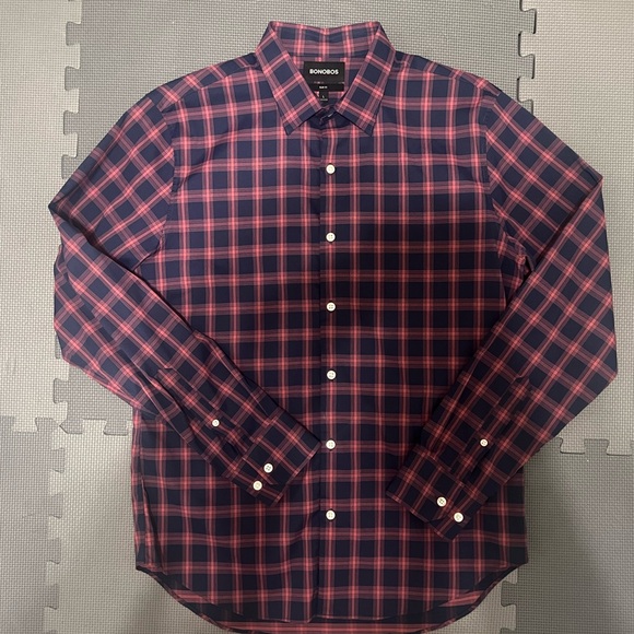 Bonobos Other - Men’s Bonobos Long Sleeve Tech Button Down Shirt Slim Fit Large